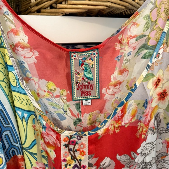 JOHNNY WAS Kara silk dress  XXL - Picture 13 of 16